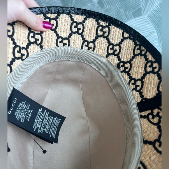 Gucci raffia bucket hat - Picture 6 of 9